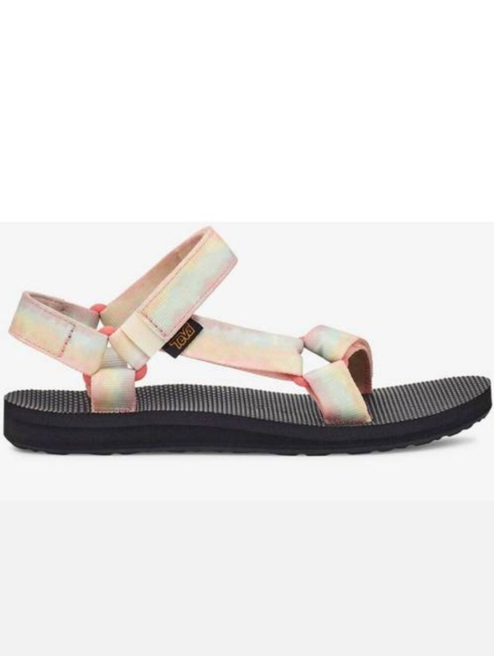 NWT Teva Women's Original Universal Tie-dye Sorbet Lemon Sandal In Multi Size 9
